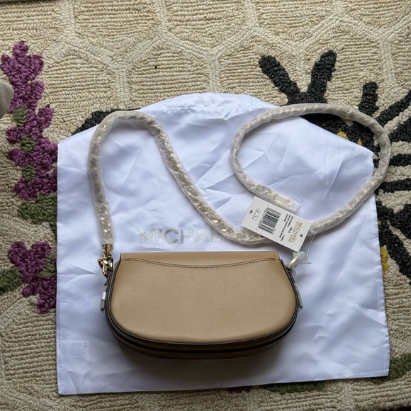 Michael Kors Mila Chain Sling Messenger Bag - Picture 3 of 3